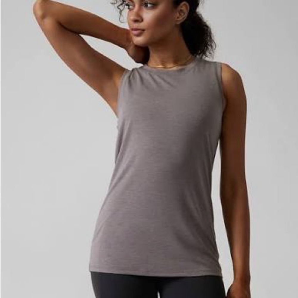Athleta Vital Tank Top for Women, Gray, Size L